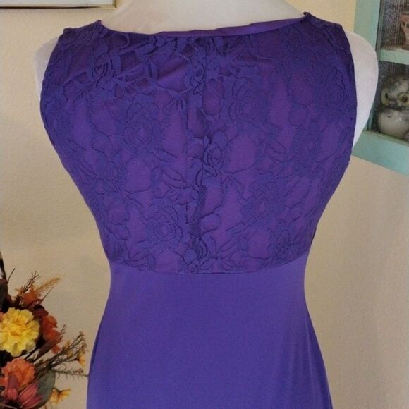 Glamour Purple Dressy Dress - Picture 6 of 10